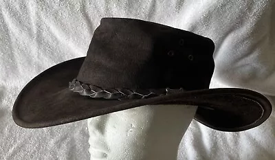 Driza-bone Australia Made By Jacaru Leather Hat For Men Size XL Heritage • $28