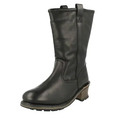 Ladies Caterpillar Heeled Zip Fastening Boots Chala • $126.68