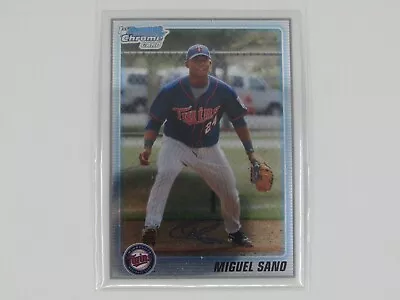 Miguel Sano 2010 Bowman Chrome 1st Bowman Prospect!- Twins!!  • $4.25