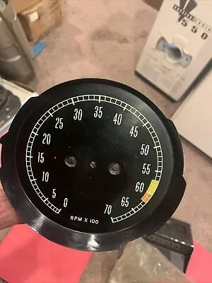 1965-1967 C2 Corvette 7000?6000 RPM Gear Driven OEM Tachometer No Needle Core • $60