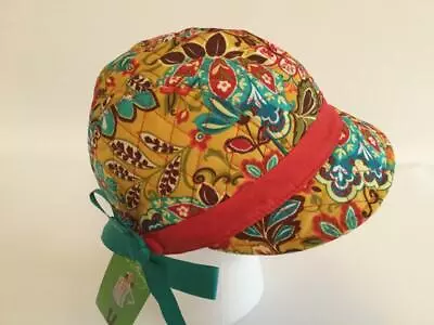 Vera Bradley Newsgirl Hat Sun Garden Cap Provincal News Girl NWT • $19.95