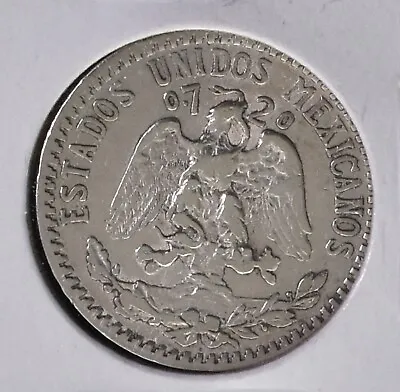 1935 Mexico 20 Centavos .720 Silver ~ *l243 • $9