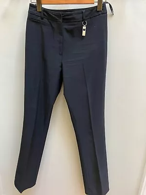 Karen Millen Black Close Fitting (elastane) Retro Trousers Size 10  Metal Tags  • £0.99