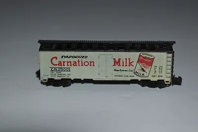 N Scale Atlas Carnation Milk 40' Single Door Reefer 25001 C39931 • $14.99