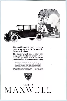 Maxwell Coupe Vintage Auto Print Ad #24 • $9.99