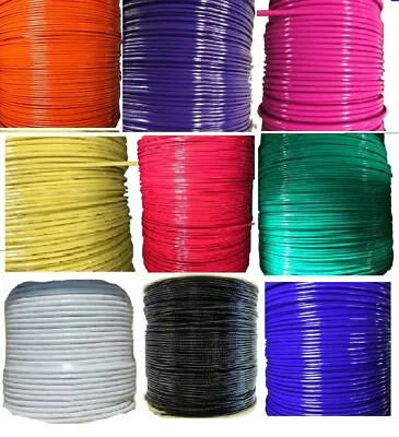 COLOR Vinyl Coated Wire Rope Cable1/16  - 3/32  7x7 Cable • $22