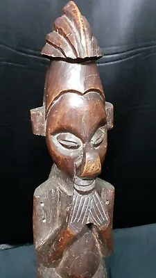 Yaka Statue 65cm Ancient African Tribal Art African Statuette Mask Africa • $695.37