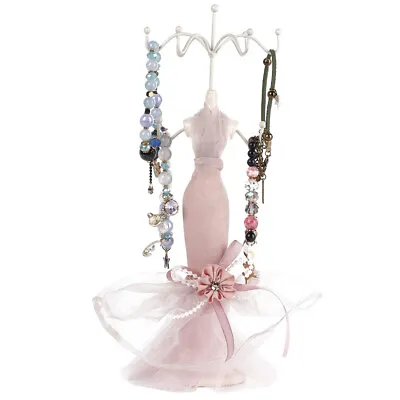 Jewellery Stand Princess Dress Necklace Jewellery Stand Holder Lady • £11.80