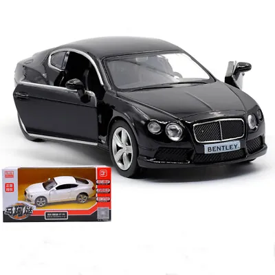 White 1:36 Bentley Continental GT V8 Diecast Model Car Metal Alloy Vehicles Toy • $12.95