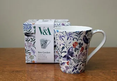 V & A Voysey Bee Garden Mug In Matching Gift Box • £15