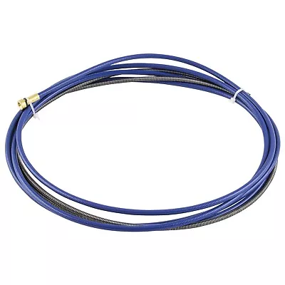 MIG Torch Steel Liner PVC Coated 0.6MM - 0.9MM 3M 4M 5M Blue Binzel Style Euro • £9.30