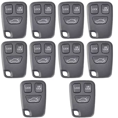 10PCS Remote Key Shell Case For Volvo 3 Buttons C70 S40 V40 V70 XC70 • $24.99