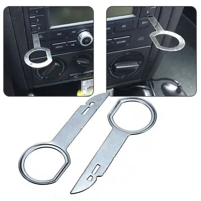 $4.38 • Buy 2x Car Parts Radio Stereo Removal Release Tool Key For Auto Interior Accessories