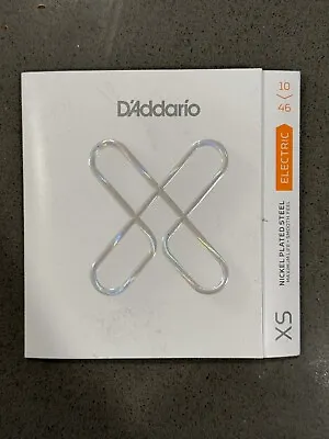 D'Addario XSE1046 10-46 Regular Light XS Nickel Coated Electric Guitar Strings • $14.95