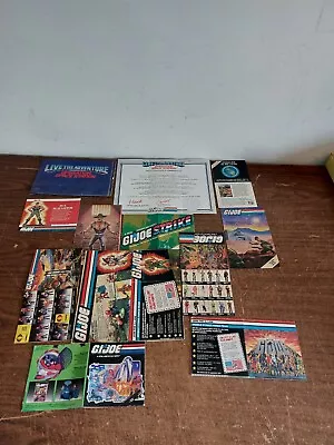 Vintage Lot Of Gi Joe Paperwork Booklets Pamphlets Catalogs Checklist BBB • $49.99