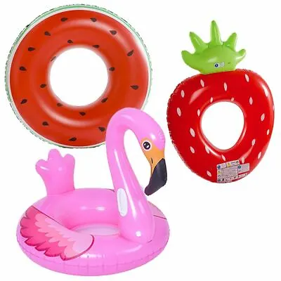 £12.99 • Buy Kids Child Inflatable Donut Rubber Ring Pool Float Toys Doughnut Tube Swim LED