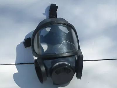 MSA M3C2 Full Face Gas Mask Only Respirator Double Port Medium C1 Equipment • $49.99