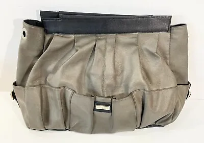 Miche Prima Shell Oakley Pewter And Black Faux Leather Bag Purse Handbag Cover • $4.99
