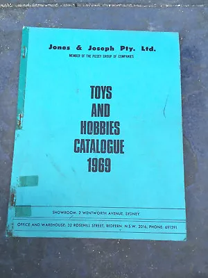 1969 Vintage JONES & JOSEPH Toy Catalogue Gun Teddy Bear Hot Wheels Australia • $259