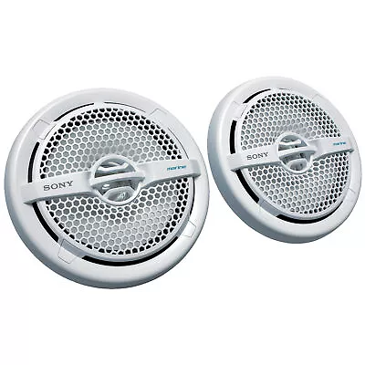 Sony XS-MP1611 6.5 In (16 Cm) Dual-Cone Marine Speaker (Pair) • $57