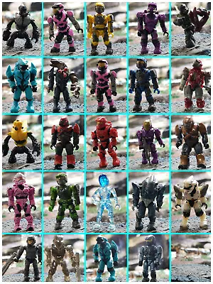 Halo UNSC Covenant Flood Grunt Spartan Brute Mega Bloks Construx Mini Figure Z1z • £13