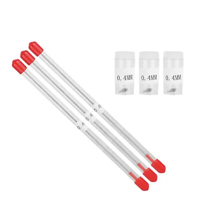 £7.40 • Buy Airbrush Needle Replacement 3 Set 0.4mm Stainless Steel+Plastic 17g Airbrush