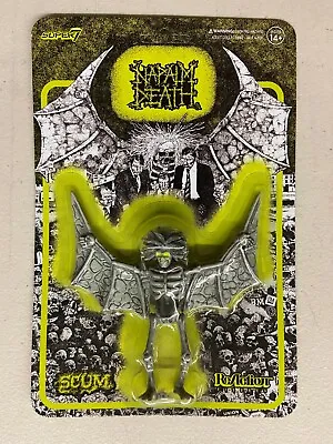 Super7 ReAction Napalm Death Scum Demon Figure MOC Lime Green • $19.98