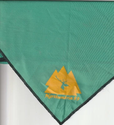 £1.50 • Buy Scout Jamboree Necker UK - Northumbria 1999 - Green With Black Border (NK)