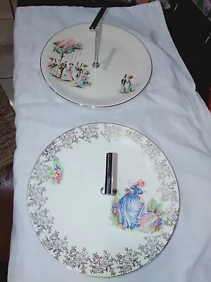Cake Plates With Handle Falcon Ware And Alfred Meakin FREE POSTAGE • $50