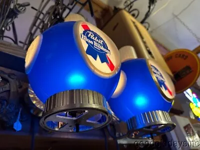 Vintage BPR Pabst Blue Ribbon Wall Sconces Sconce Beer Bar Sign Beer Light • $395