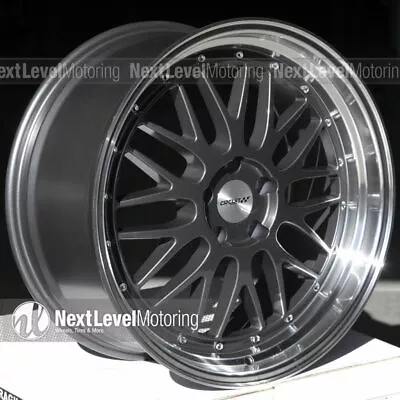 CIRCUIT CP30 20×8.5 20x9.5 5-114.3 +35 Gun Metal Staggered Wheels LM Style Mesh • $773.99