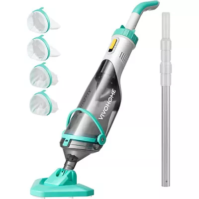 Cordless Rechargeable Pool Vacuum Handheld Pool Cleaner With Telescopic Pole • $89.99