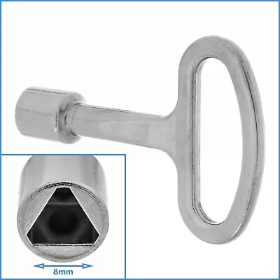 8mm Triangle Spanner Lock Key Enclosure Utility Access Panel Cabinet Latch • $8.45