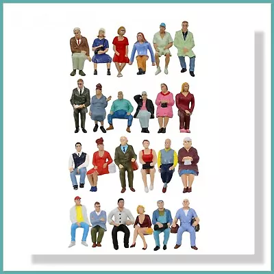 Nicely Painted Seated Figures Suitable For G Gauge - 6 Different Set  • £8.99