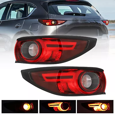 Pair LED Rear Tail Light For 2017-2021 Mazda CX-5 CX5 W/Signature Light L+ R • $230.99