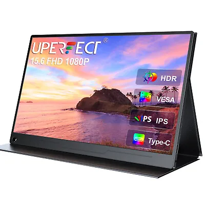 UBegin B5 15.6  Portable Monitor UPERFECT 1080P FHD Second Screen Display VESA  • $62.99