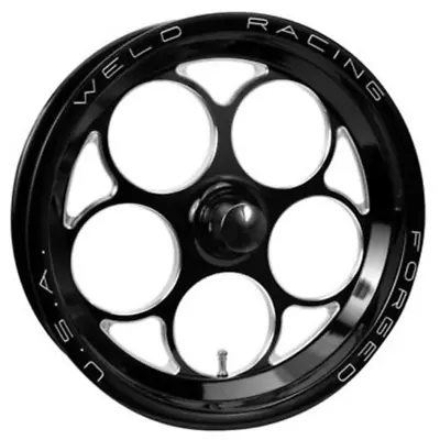 Weld Racing Magnum 2.0 Drag Front Runner 1-Piece Black 17  X 2.5  1.13 B/S Suit • $1851.78