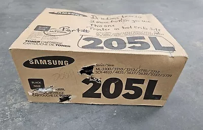 Samsung MLT-D205L Genuine Black Toner Cartridge Damaged Box • $72