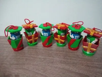 6 M&M's Candy Christmas Pop Up Ornament Lot Toys • $8.99