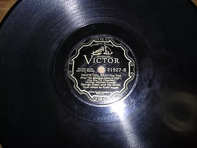 1929 Victor Scroll 78/George Olsen And His Music • $4