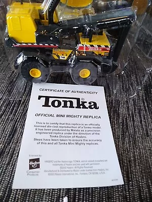 2003 Hasbro Tonka Mini Mighty Replica Crane 1:64 Scale Maisto Plastic • $25.48