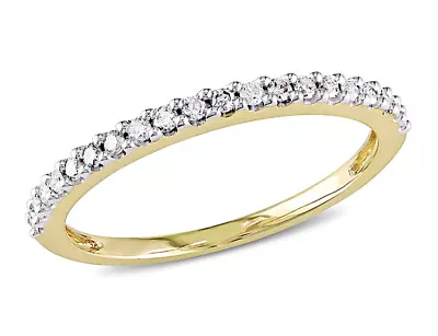 1/4 Carat (ctw) Diamond Anniversary Heart Ring 10K Yellow Gold • $449