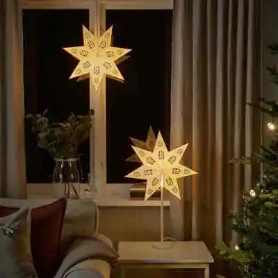 Ikea Strala Christmas Xmas Star Pendant Light Lampshades Various Designs NEW • £9.99