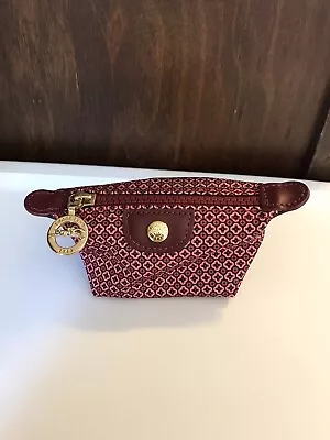 LN Longchamp Le Pliage Nylon Print Mini Dandy Coin Purse Case • $59.99