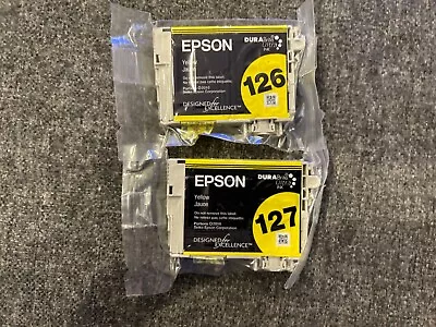 Lot Of 8 Epson And EZ Ink Cartridges - 127 / 126 - New / Used • $10