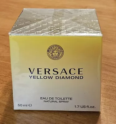 Versace Yellow Diamond By Versace 1.7 US Fl Oz  EDT Natural Spray New Sealed Box • $42