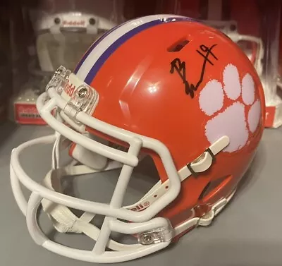 Bryant Wesco Clemson Tigers Signed Riddell Speed Mini Helmet COA Autograph • $69.99