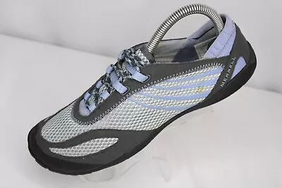 Merrell Shoes Womens 7.5 Pace Glove Lavender Water Barefoot Sneaker J35710 Gray • $24.95