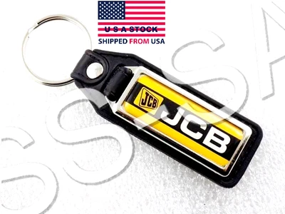 $14 • Buy -----jcb Key Fob----- Forklifts Ring Patch Farm Construction Machinery Pin Chain