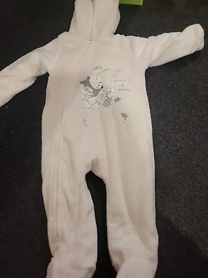 Baby Girls Disney Winnie The Pooh Snowsuit Snowsuit 6-9 Months  • £3